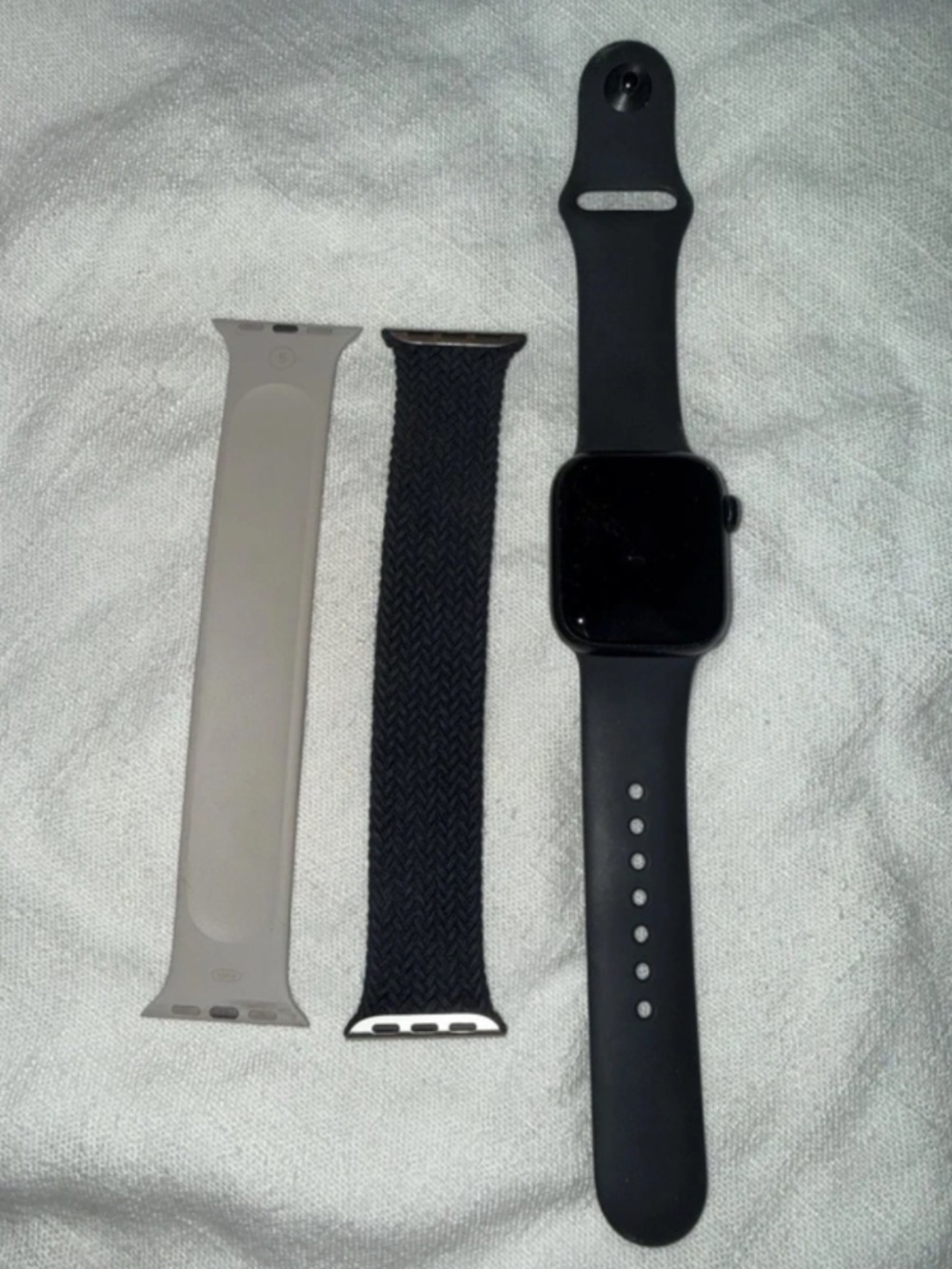 Apple Watch SE 41 mm Black with Three Genuine Apple Brand Bands